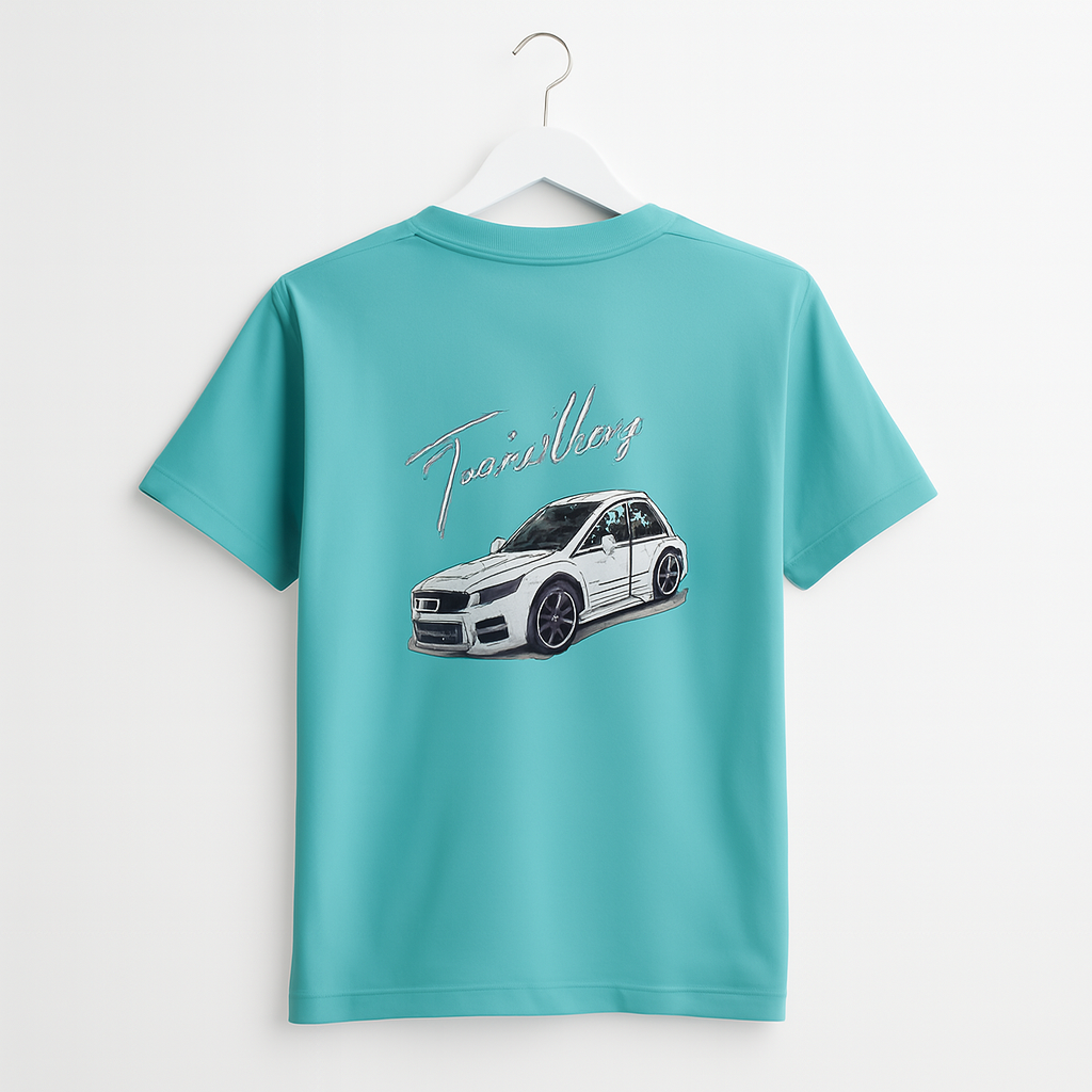 Oversized fit mint green t-shirt